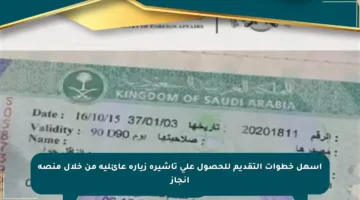 أسهل خطوات التقديم للحصول على تأشيرة زيارة عائلية من خلال منصة إنجاز